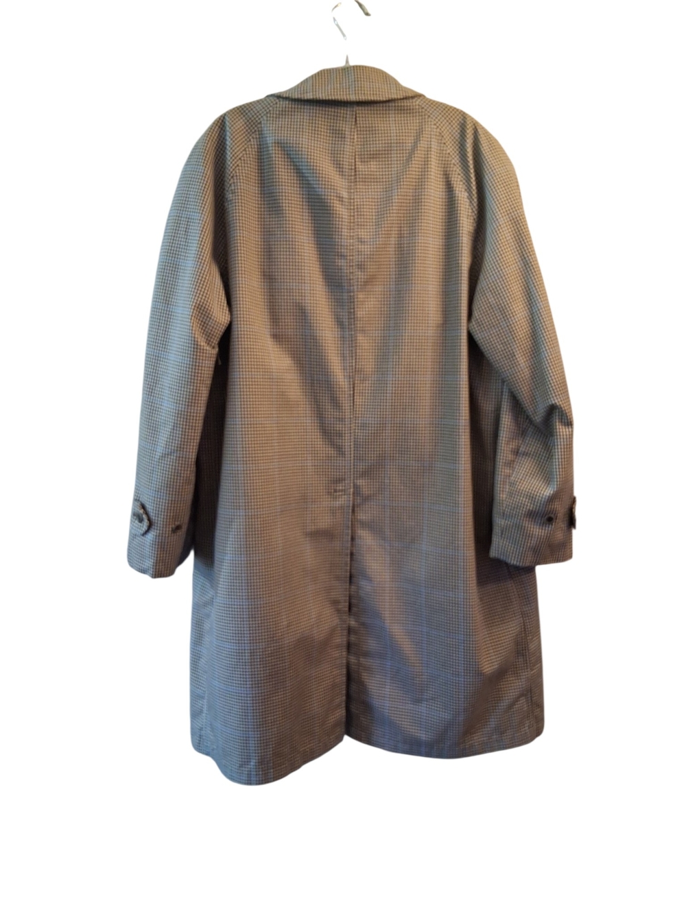 Men's Vintage Houndstooth London Fog Overcoat Size 40 Reg Ivy Academia Preppy - Picture 4 of 8